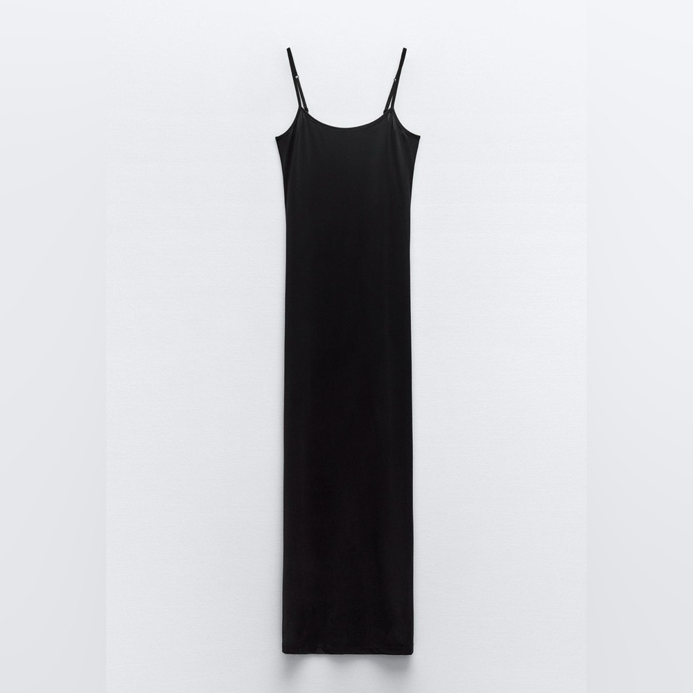 Zara - Elegant Black Maxi Dress